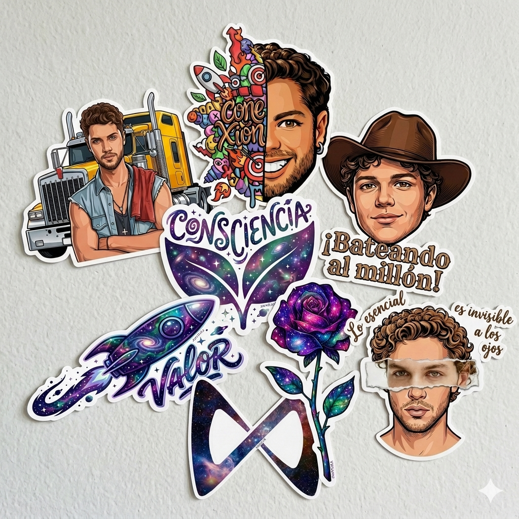 Pack Stickers Cósmico